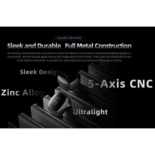 Фото - Наушники вкладыши проводные Shanling MG20 Titanium