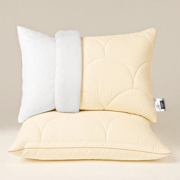 Фото - Подушка стандартна MirSon №523 Marzello Collection Silk Kapok середня 60x60 см (2200012229828)