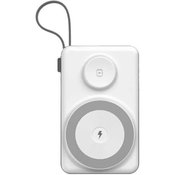 Фото - Батарея мобильная Choetech Magnetic Wireless 10000mAh 15W White (B695-GW) Фото - Батарея мобильная Choetech Magnetic Wireless 10000mAh 15W White (B695-GW)