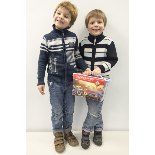 Фото - Магнітний конструктор Magkiss 66 ел. (MPT-66)