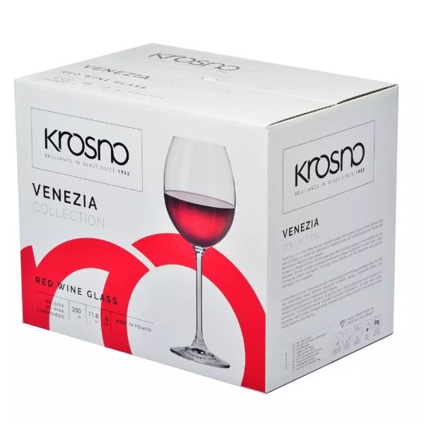 Фото - Набор бокалов Krosno VENEZIA 350 мл 6 шт. (788210)