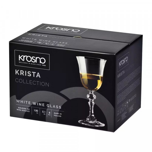 Фото - Набор бокалов Krosno KRISTA 155 мл 6 шт. (788296)