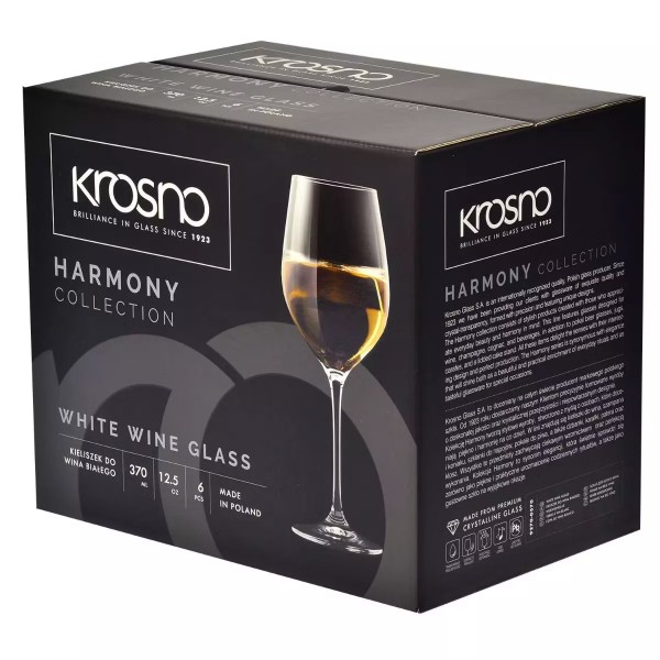 Фото - Набор бокалов Krosno HARMONY 370 мл 6 шт. (788890)