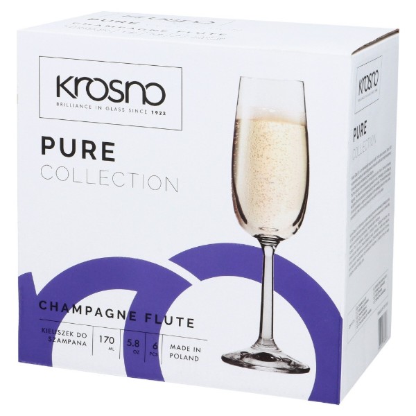 Фото - Келих Krosno PURE 170 мл 6 шт (788968)