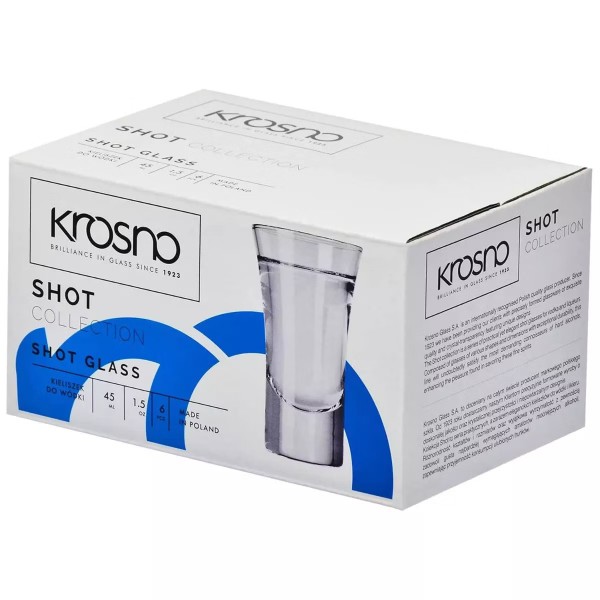 Фото - Стопка Krosno MIXOLOGY 45 мл 6 шт. (790077)
