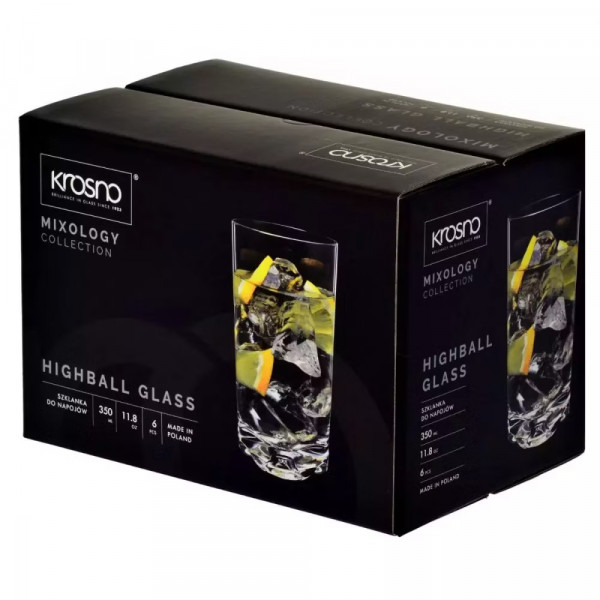 Фото - Набор стаканов Krosno MIXOLOGY 350 мл 6 шт. (905006)