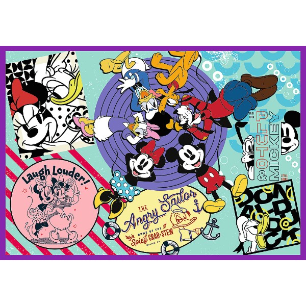 Фото - Пазли (8 +) Trefl Mickey&friends Серія пригод Міккі 4x250 ел. (33080)