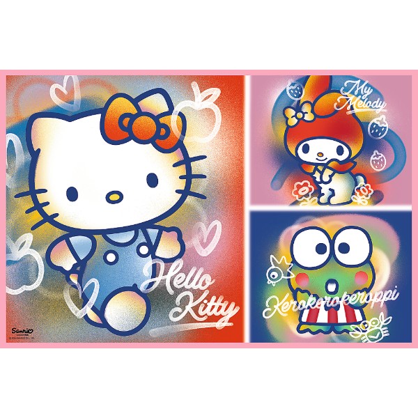 Фото - Пазлы (8+) Trefl Hello Kitty Поздравляю Китти и друзей 2x200 эл. (33363)