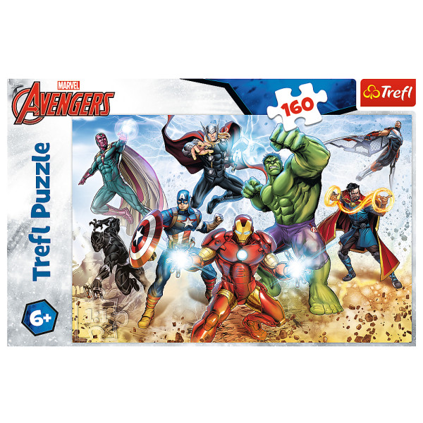 Фото - Пазли (5-7 років) Trefl The Avengers Готовий врятувати світ 160 ел. (53682)