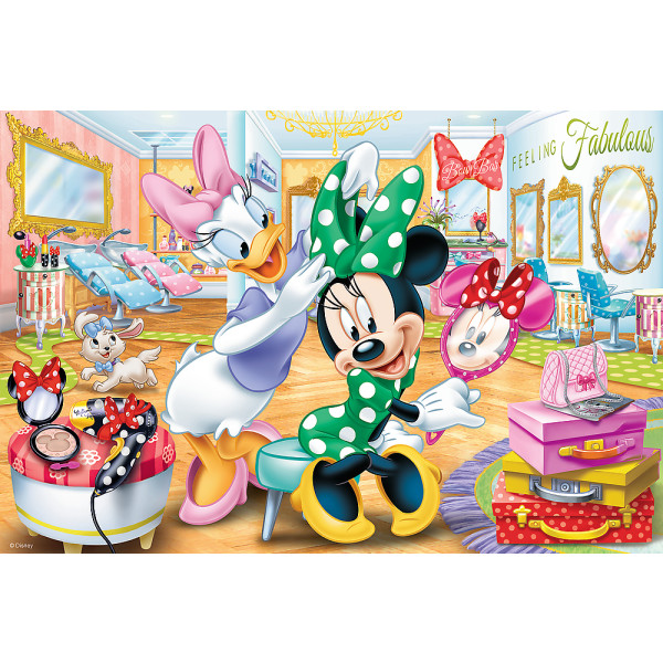 Фото - Пазли (5-7 років) Trefl Mickey&friends Мінні в салоні краси 100 ел. (63872)