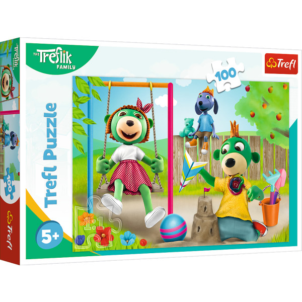 Фото - Пазлы (5-7 лет) Trefl Treflik Смешные трефлики 100 эл. (64220)