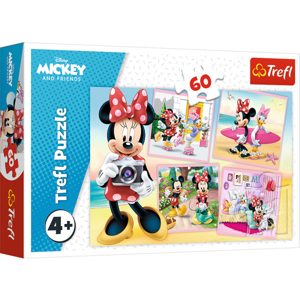 Фото - Пазлы (3-4 года) Trefl Mickey&friends Мила Минни 60 эл. (73604)