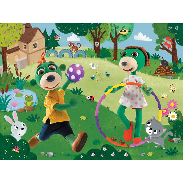 Фото - Пазли (3-4 роки) Trefl Treflik Активний день 30 ел. (82873)