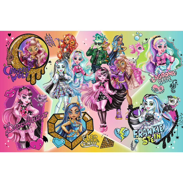 Фото - Пазли (8 +) Trefl Monster High Зомбі на вершині! 300 ел. (30277)