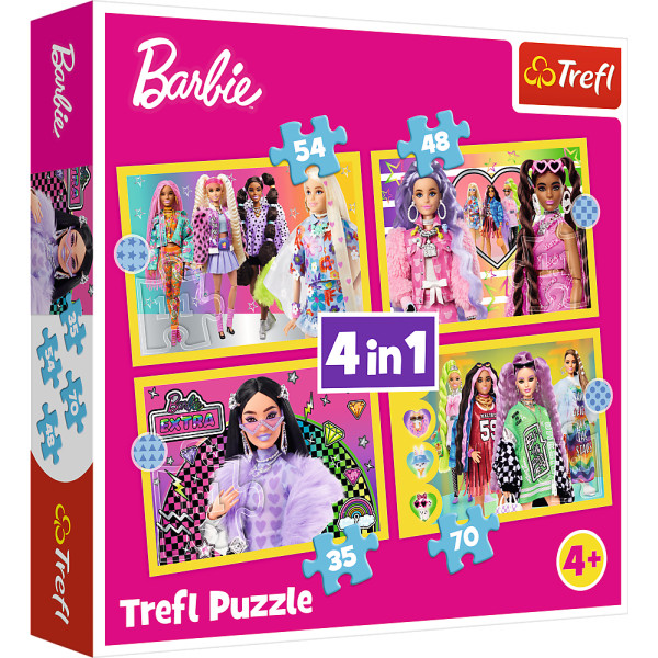 Фото - Пазли (3-4 роки) Trefl Barbie Веселий світ Барбі (46268) Фото - Пазли (3-4 роки) Trefl Barbie Веселий світ Барбі (46268)