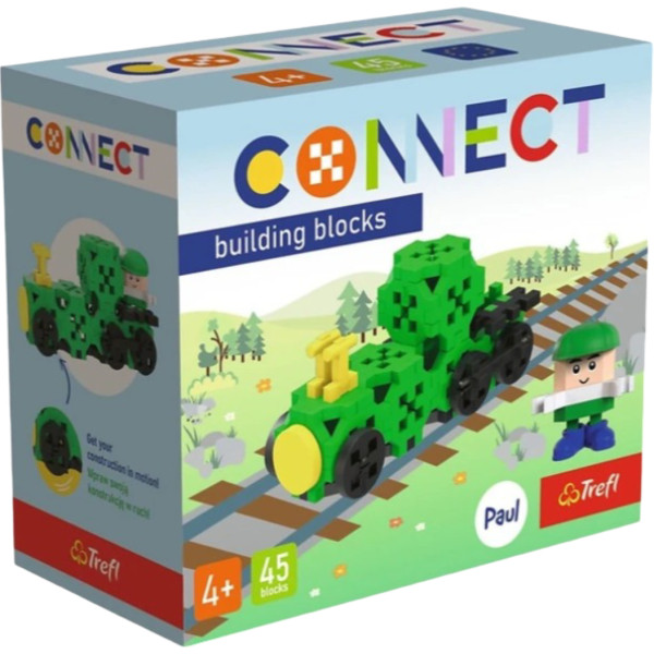 Фото - Пазли (3-4 роки) Trefl Connect Локомотив 45 дет. (20443)