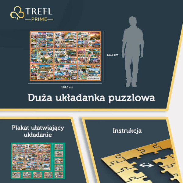 Фото - Пазли (8 +) Trefl 13500 UFT Подорож тисячі миль (10257)