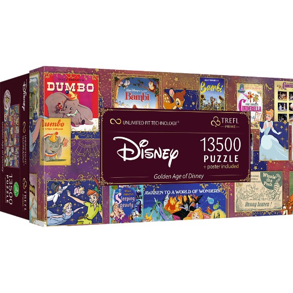 Фото - Пазли (8 +) Trefl 13500 UFT Mickey&friends Золотий вік Disney (10264)