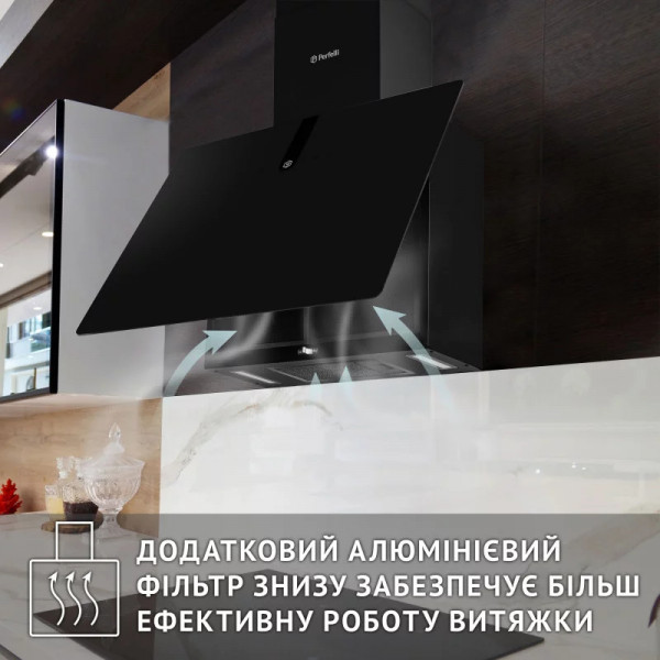 Фото - Витяжка декоративна Perfelli PIANO NERO