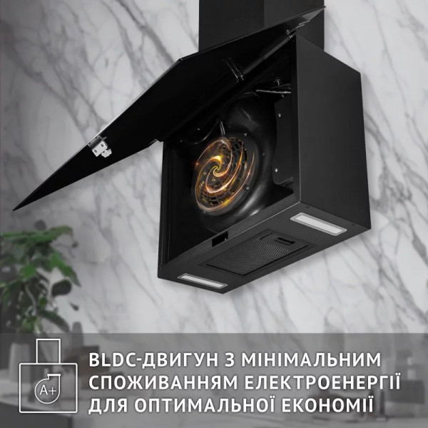 Фото - Витяжка декоративна Perfelli PIANO NERO