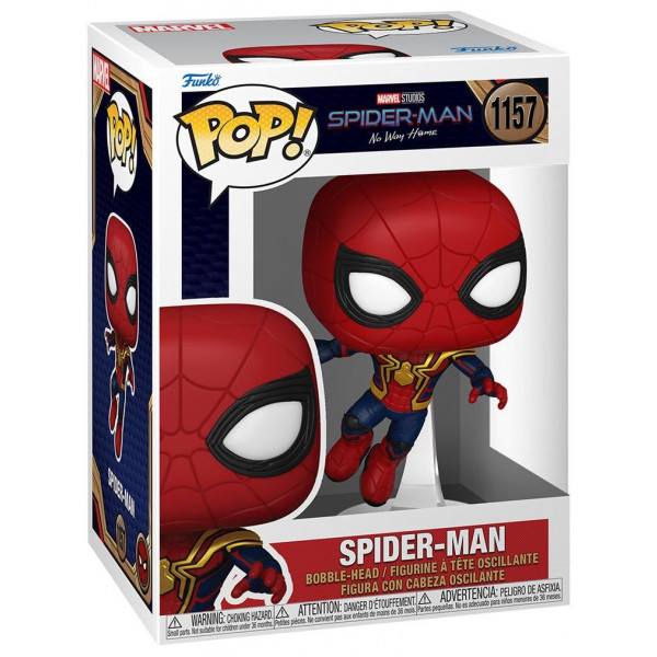 Фото - Колекційна фігурка FUNKO POP Marvel: SM:NWH S3- Spider-Man Leaping SM1 (5908305242833)