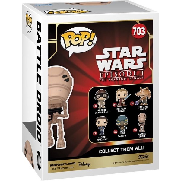 Фото - Колекційна фігурка FUNKO POP Star Wars: PM 25th - Battle Droid (5908305248019)