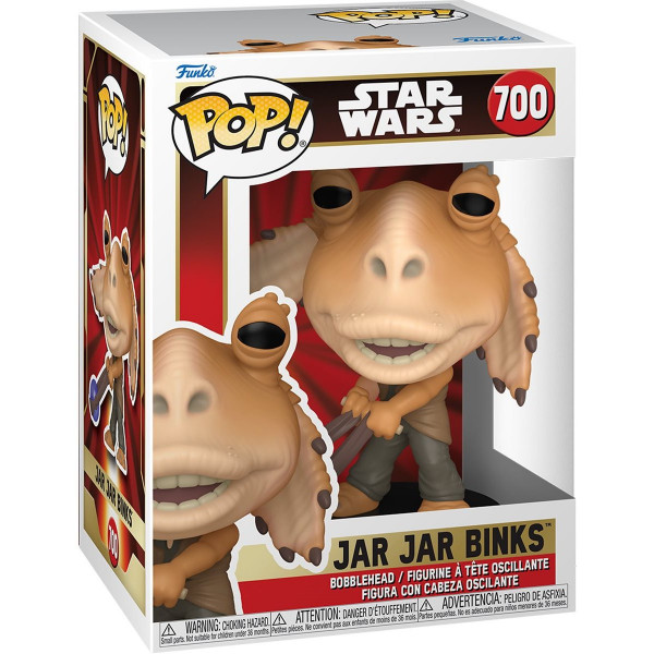 Фото - Колекційна фігурка FUNKO POP Star Wars: PM 25th - Jar Jar Binks w/Booma Balls (5908305248026)