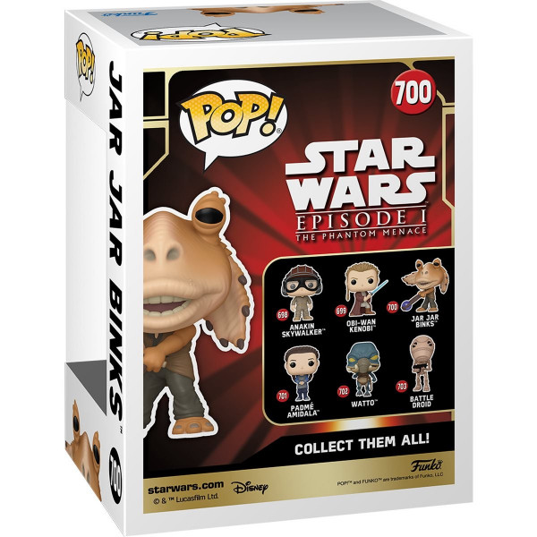 Фото - Колекційна фігурка FUNKO POP Star Wars: PM 25th - Jar Jar Binks w/Booma Balls (5908305248026)