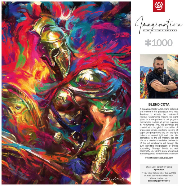 Фото - Пазли (8 +) Good Loot Imagination: Blend Cota The Illyrian Warrior 1000 ел. (5908305249665)