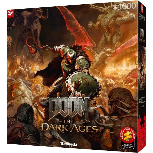 Фото - Пазли картонні (8 +) Good Loot Doom Dark Ages Slayer`s Rage 1000 ел. (5908305249771)