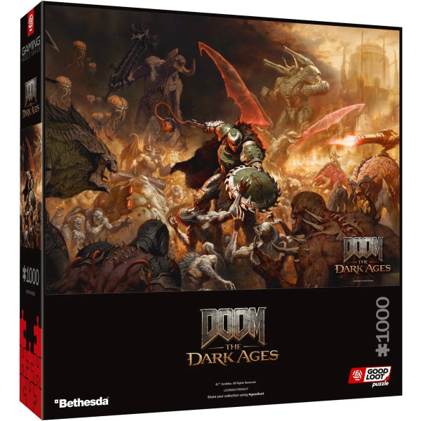 Фото - Пазли картонні (8 +) Good Loot Doom Dark Ages Slayer`s Rage 1000 ел. (5908305249771)
