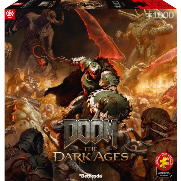 Фото - Пазли картонні (8 +) Good Loot Doom Dark Ages Slayer`s Rage 1000 ел. (5908305249771)