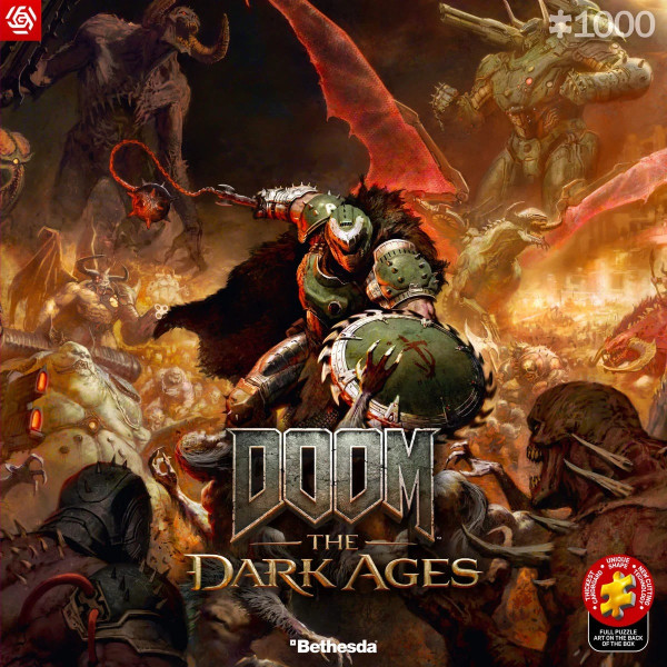 Фото - Пазли картонні (8 +) Good Loot Doom Dark Ages Slayer`s Rage 1000 ел. (5908305249771)