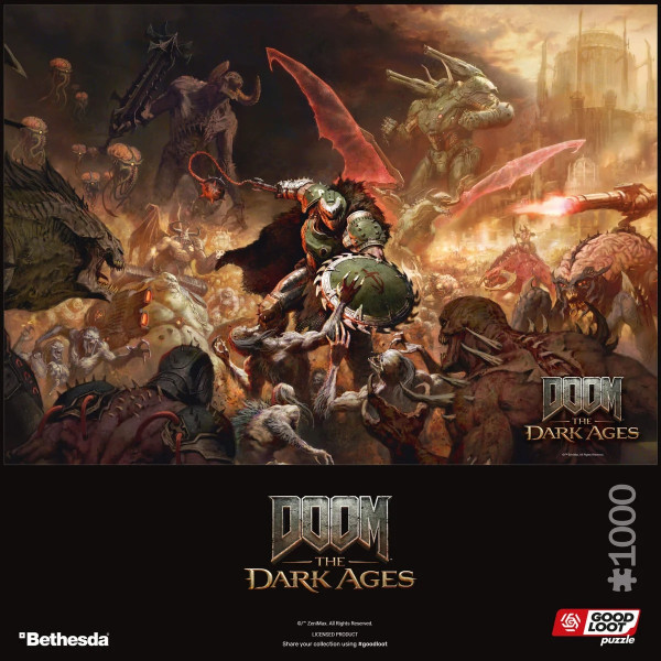 Фото - Пазли картонні (8 +) Good Loot Doom Dark Ages Slayer`s Rage 1000 ел. (5908305249771)