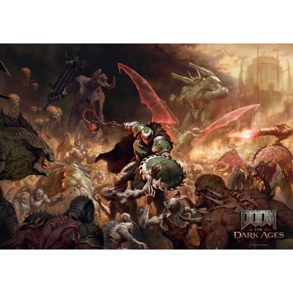 Фото - Пазли картонні (8 +) Good Loot Doom Dark Ages Slayer`s Rage 1000 ел. (5908305249771)
