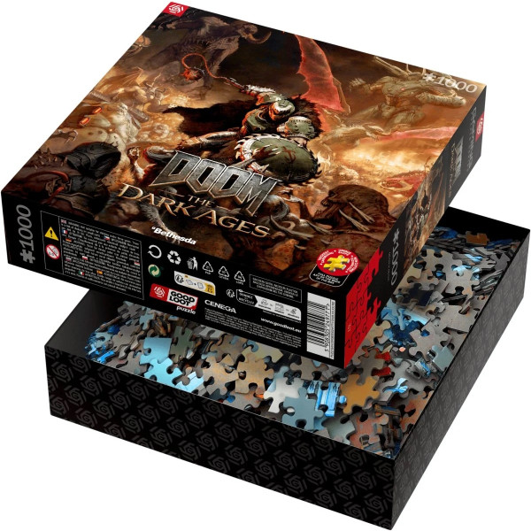 Фото - Пазли картонні (8 +) Good Loot Doom Dark Ages Slayer`s Rage 1000 ел. (5908305249771)
