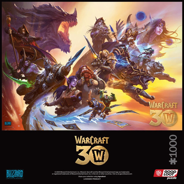 Фото - Пазлы (8+) Good Loot Warcraft 30th Anniversary 1000 эл. (5908305249931)