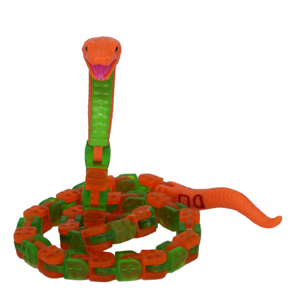 Фото - Фігурки тварини Zing Klixx Creaturez - Fidget Пітон зелено-червоний (KX130P_A)