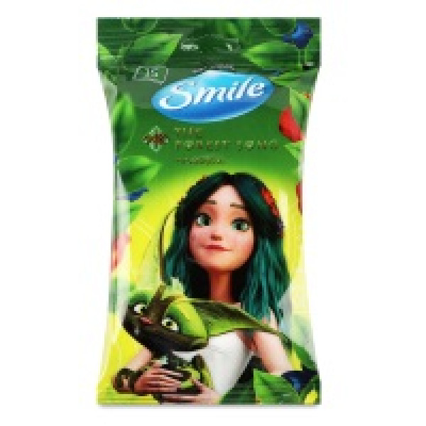 Фото - Серветки гігієнічні вологі Smile MAVKA mix 15шт Фото - Серветки гігієнічні вологі Smile MAVKA mix 15шт