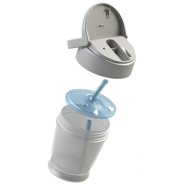 Фото - Стакан-непроливайка дитячий Lovi Lovely Boy JUNIOR с трубочкой, 350 мл. (35/355boy)