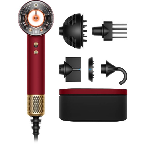 Фото - Фен Dyson HD16 Supersonic Nural Red Velvet/Gold Красный/Золотой (594823-01)