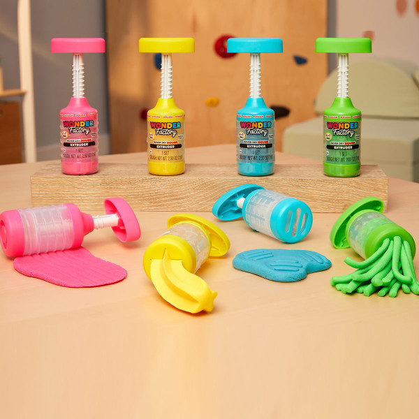 Фото - Маса для ліплення Wonder Factory СТВОРАЙ ФОРМУ, З ПРЕСОМ в асортименті (595106)