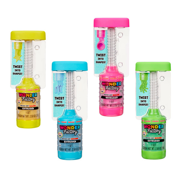 Фото - Маса для ліплення Wonder Factory СТВОРАЙ ФОРМУ, З ПРЕСОМ в асортименті (595106)
