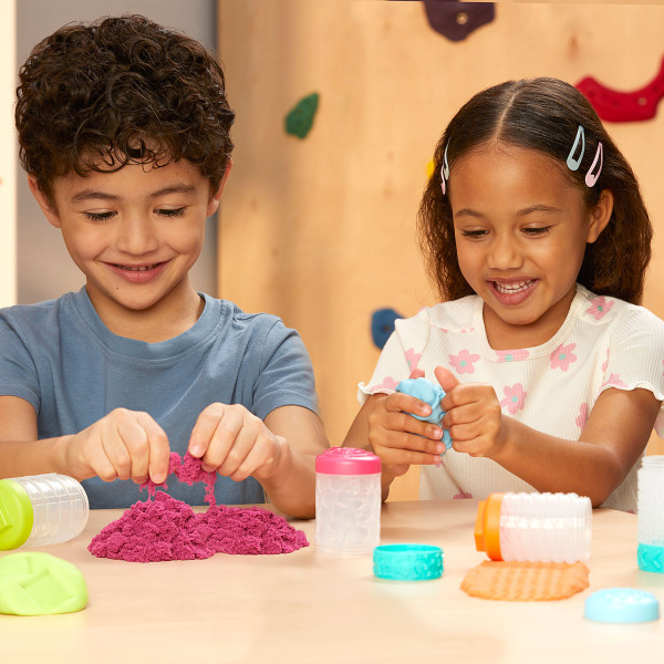 Фото - Маса для ліплення Wonder Factory ЯРКИЙ СТАРТ: МАСА ДЛЯ ЛІПКИ І ПІСОК в асортименті (595304)