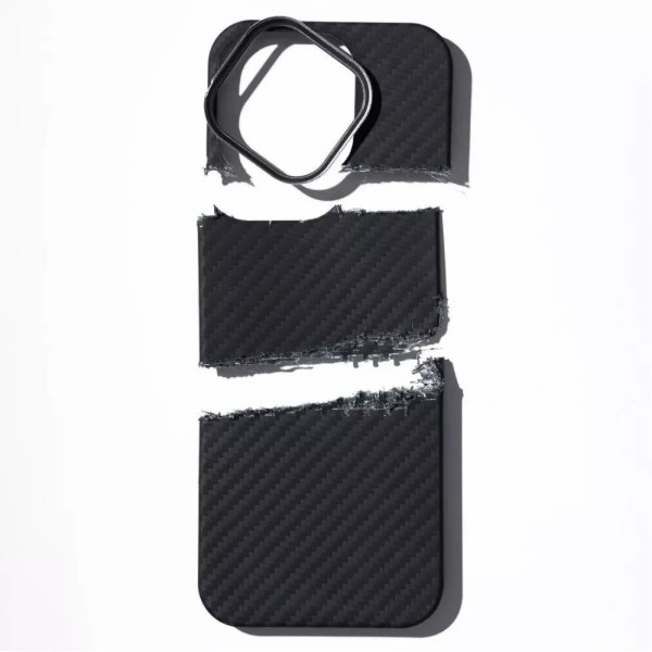 Фото - Чохол для смартфону Proove Carbon Slim with Magnetic Ring iPhone 16 Pro full black (595610811)