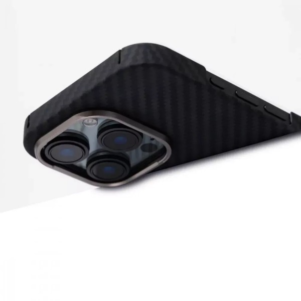 Фото - Чохол для смартфону Proove Carbon Slim with Magnetic Ring iPhone 16 Pro full black (595610811)
