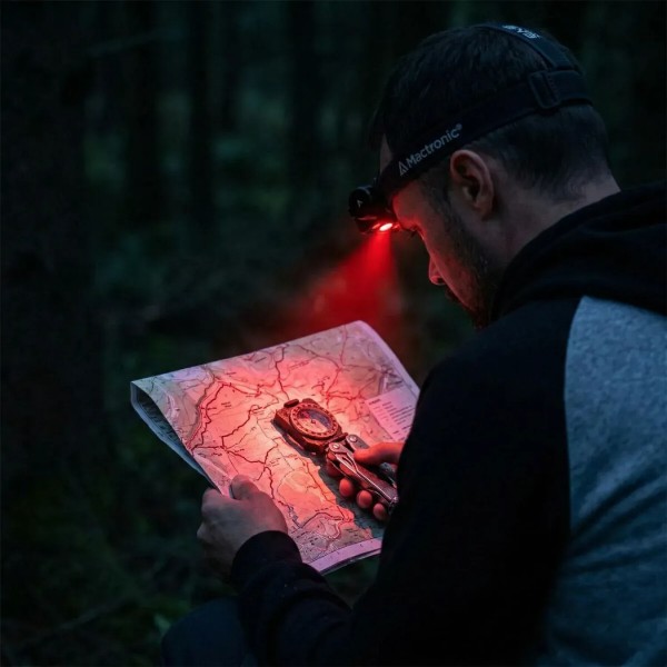 Фото - Фонарь налобный Mactronic Black Eye H40 (4000 Lm) Cool White/Red LED Rechargeable Type-C (THL0061)