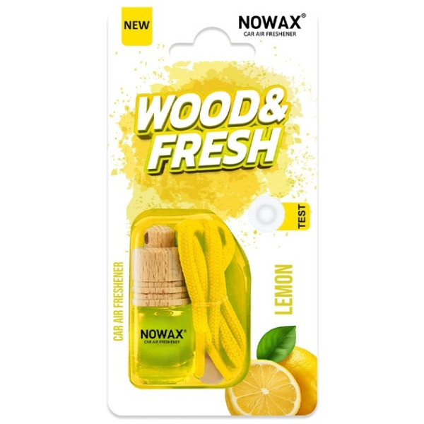 Фото - Ароматизатор для авто NOWAX WOOD&FRESH - Lemon (NX92051)