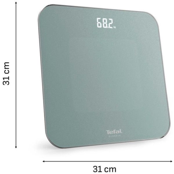 Фото - Ваги підлогові Tefal PP1903V0 CLASSIC Eucalyptus Metal