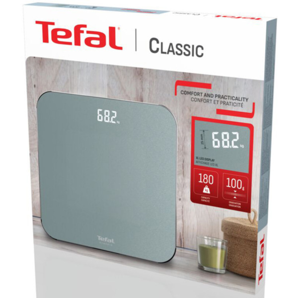 Фото - Ваги підлогові Tefal PP1903V0 CLASSIC Eucalyptus Metal